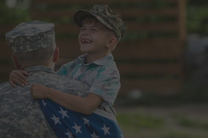 Mission Point Planning serves federal employees - image of two kids with military hats